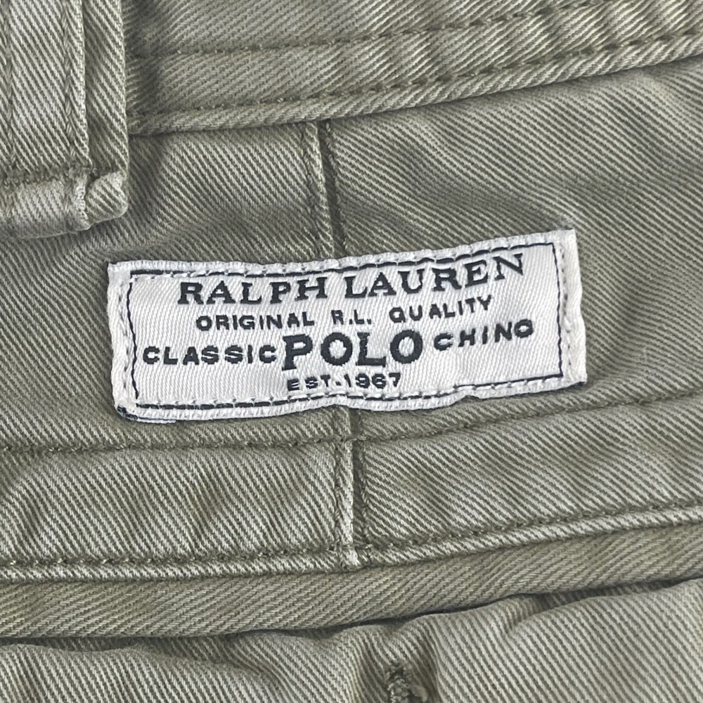 Polo Ralph Lauren Men's Cargo Shorts Olive Green Tall 44L Classic Fit - Picture 10 of 10